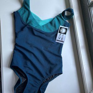 Five Dancewear Blue Leotard -  NTW - Size Petite Adult